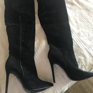 Over the knee high boots